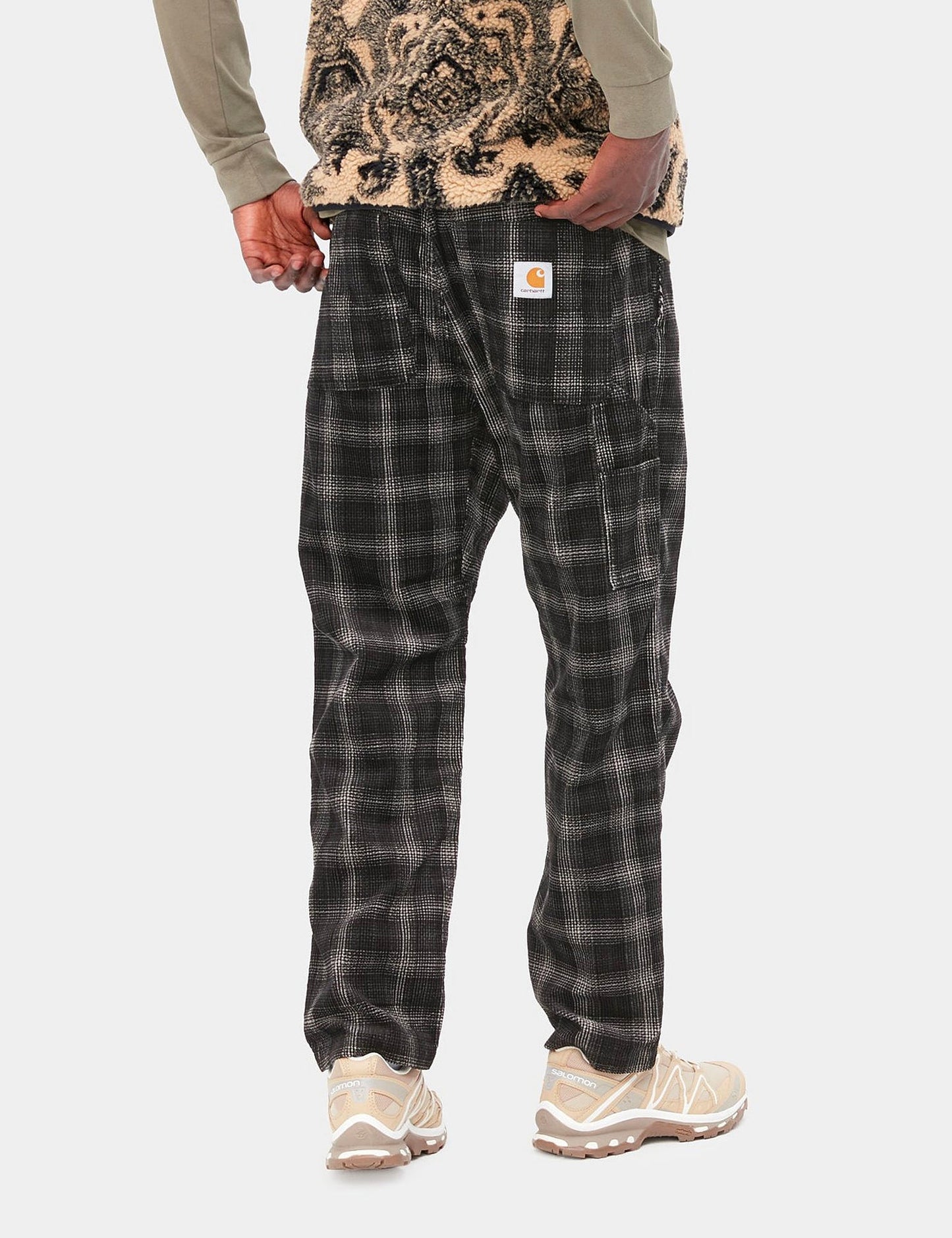 Flint Wiley Check Cord Hose (Regular) - Vulcan Grey