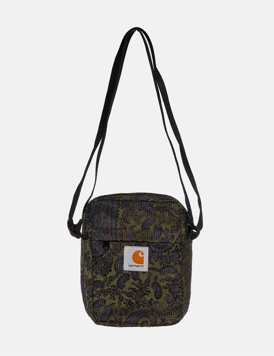 Sac bandoulière Flint (imprimé cachemire) - Vert végétal