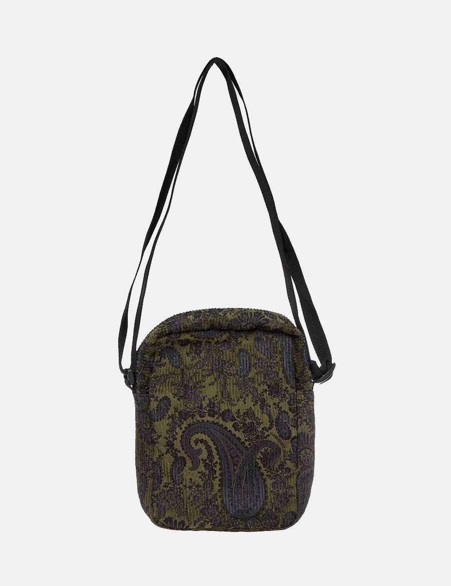 Sac bandoulière Flint (imprimé cachemire) - Vert végétal