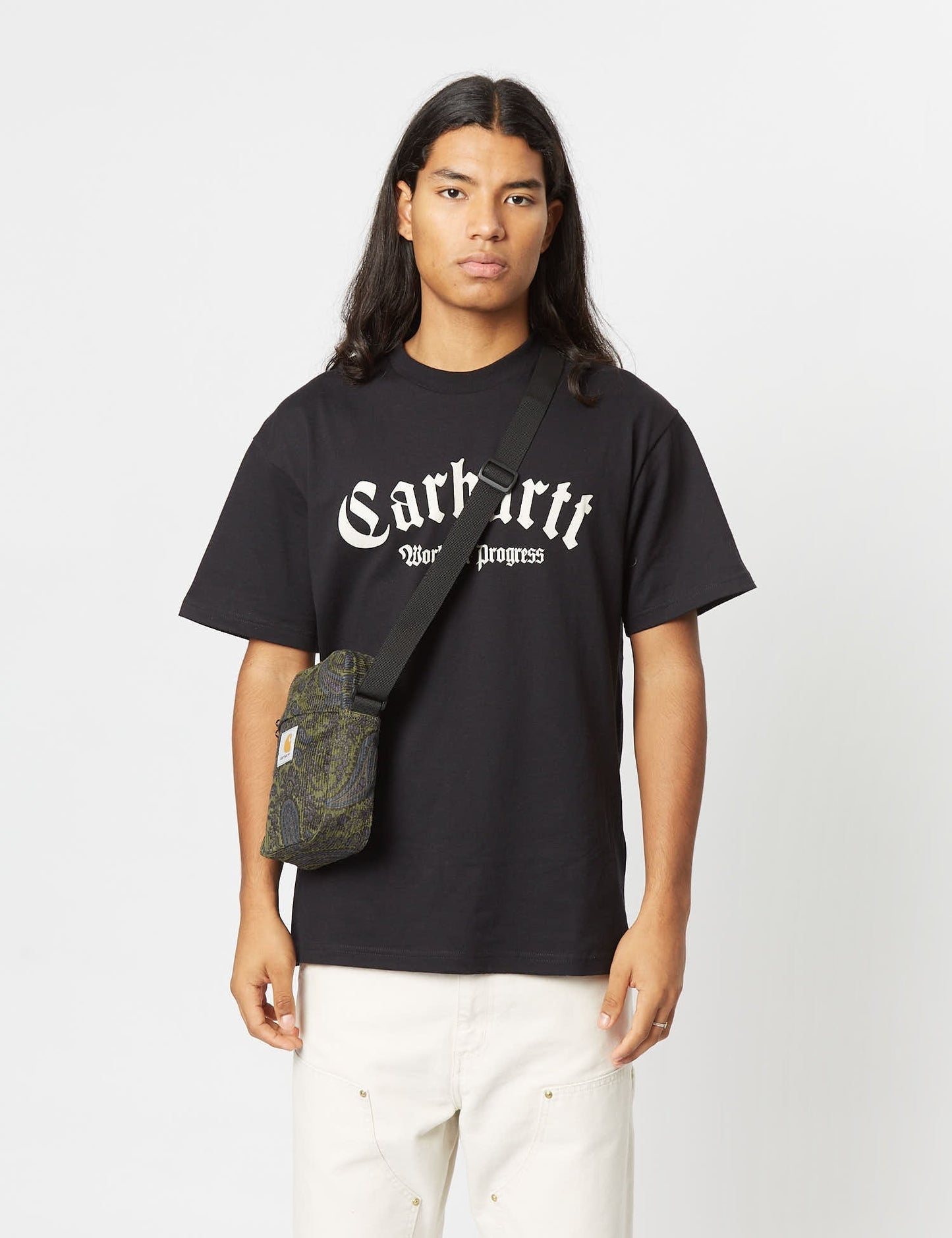 Sac bandoulière Flint (imprimé cachemire) - Vert végétal