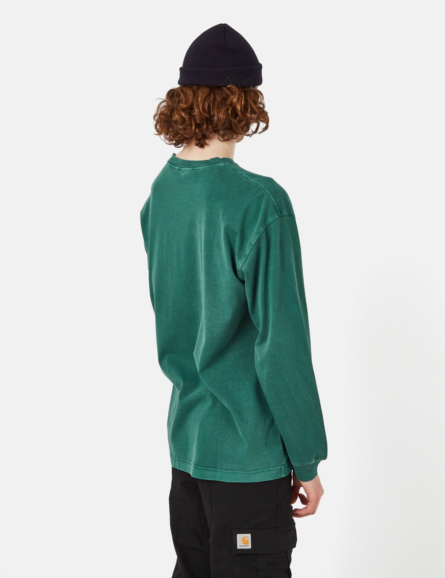 Nelson Langarm-T-Shirt (locker geschnitten) - Botanic Green