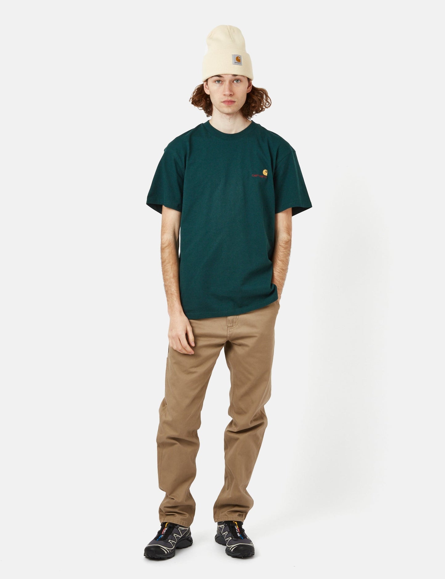 T-Shirt „American Script“ (Bio) – Botanic Green