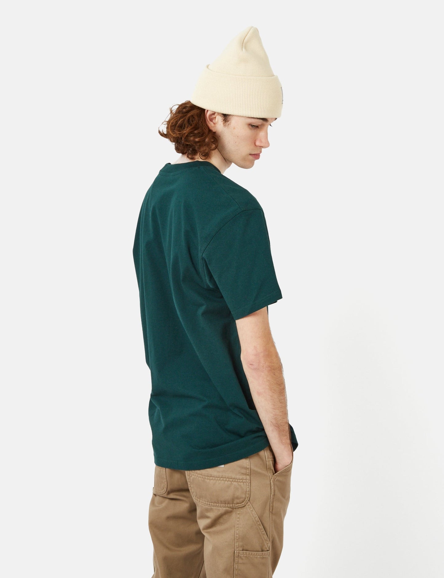 T-Shirt „American Script“ (Bio) – Botanic Green