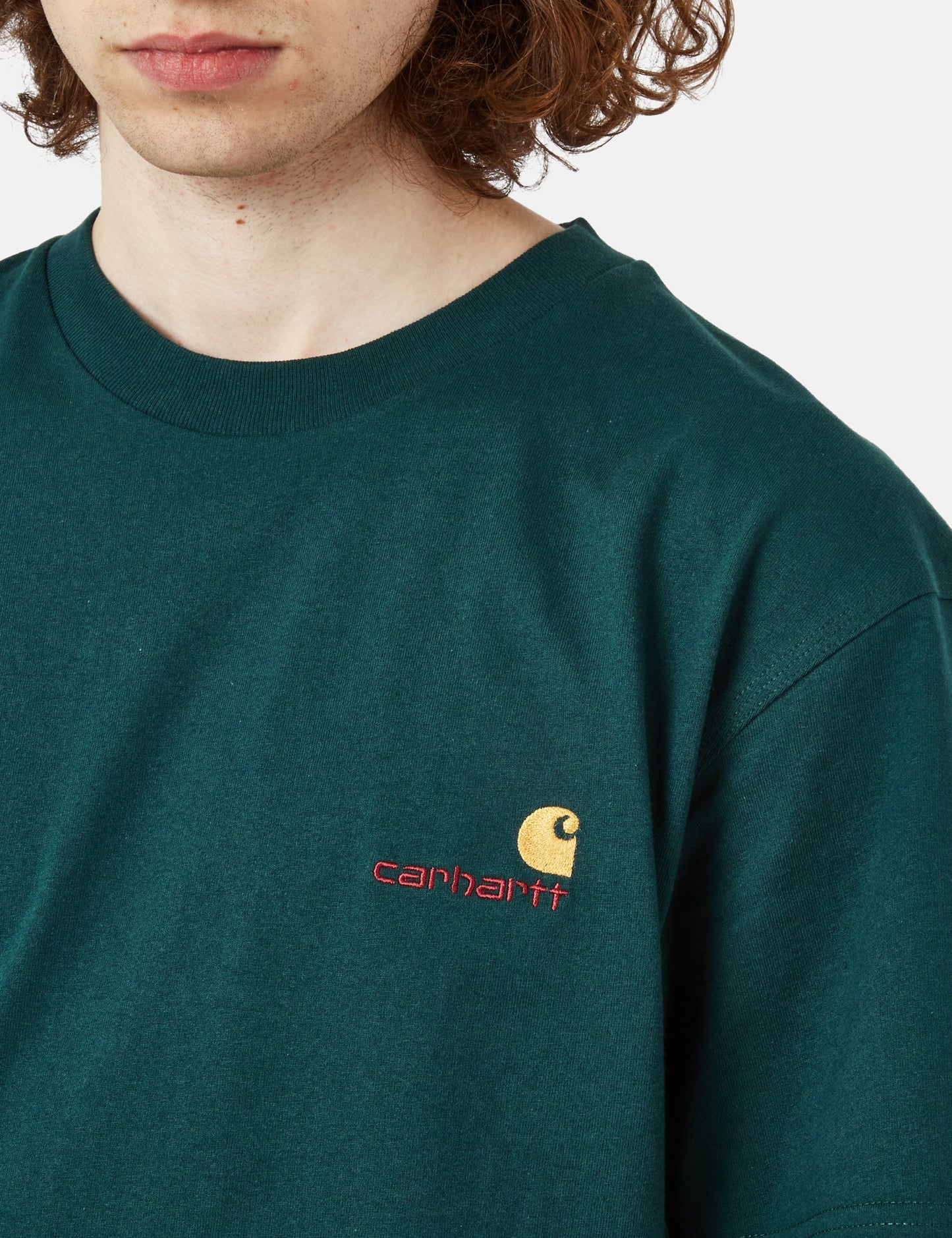 T-Shirt „American Script“ (Bio) – Botanic Green