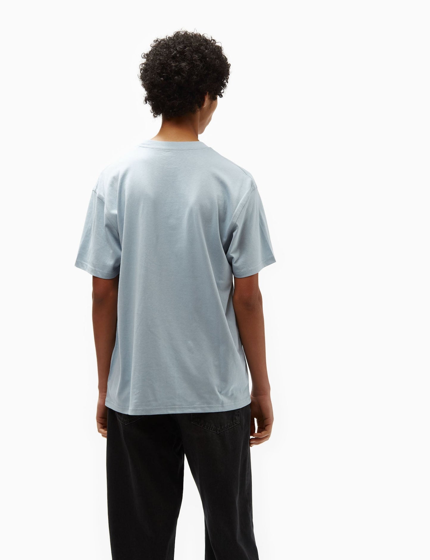 T-Shirt American Script (Loose Fit) - Frosted Blue