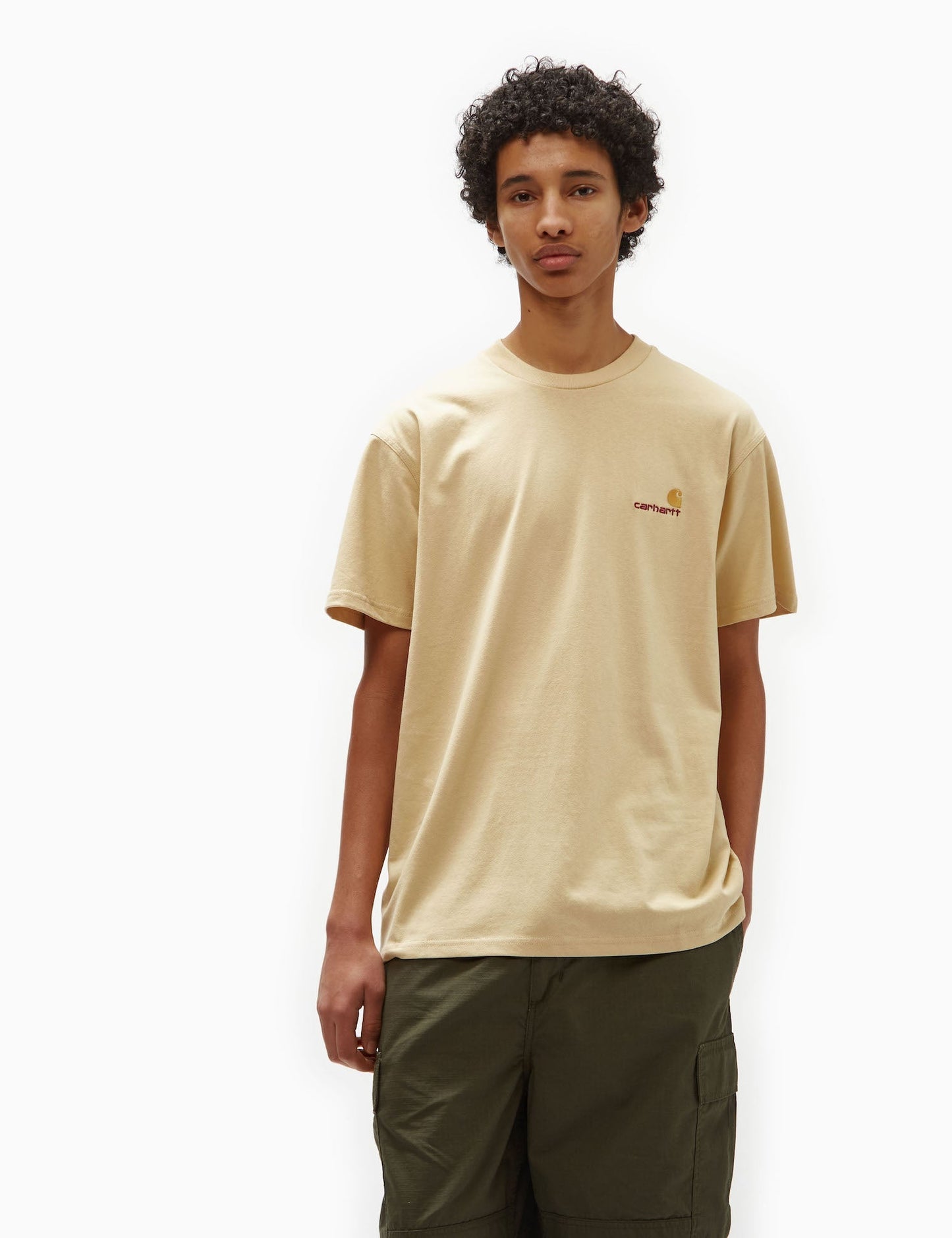 T-Shirt American Script (Loose Fit) - Frosted Blue
