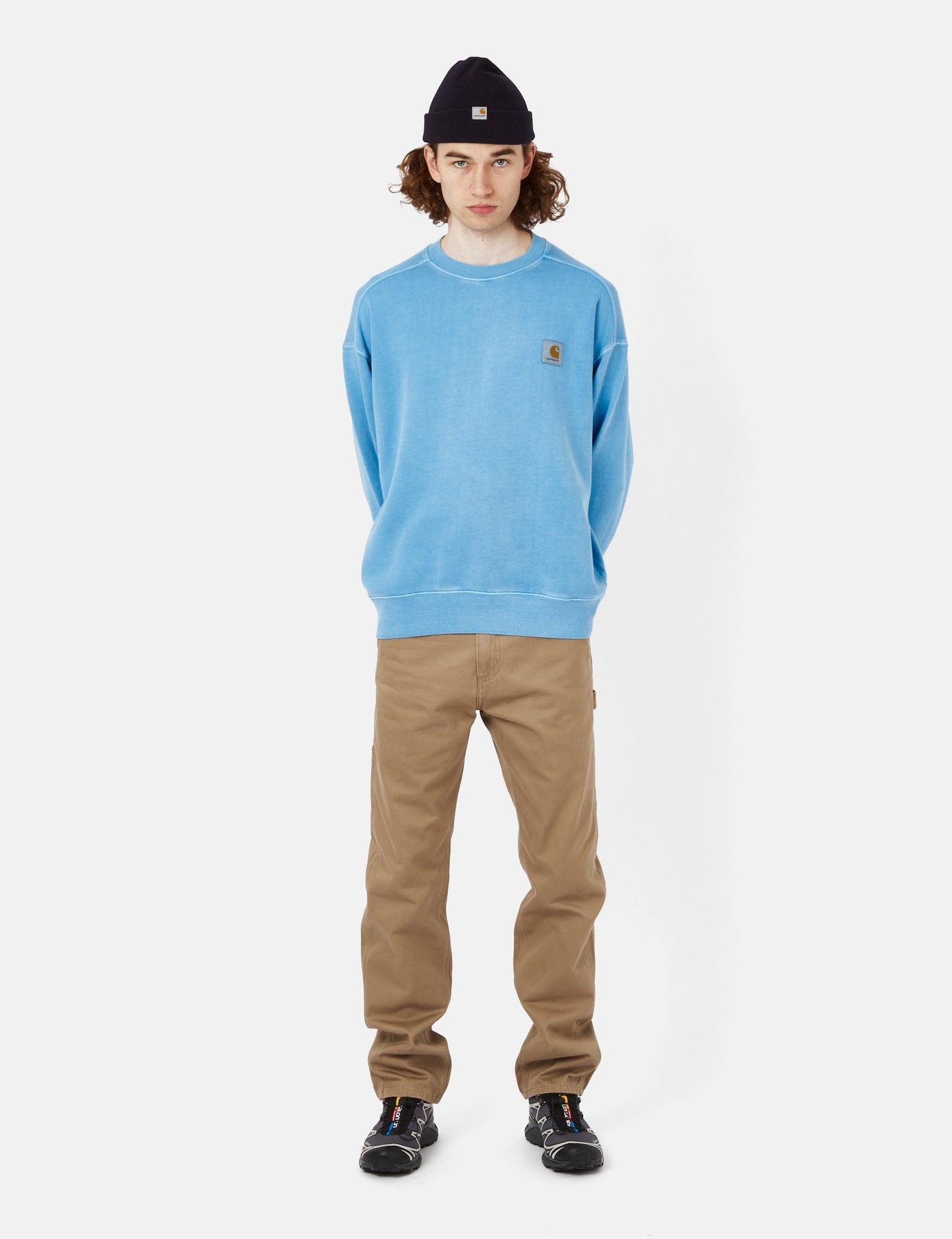 Sweat-shirt Nelson - Bleu piscine