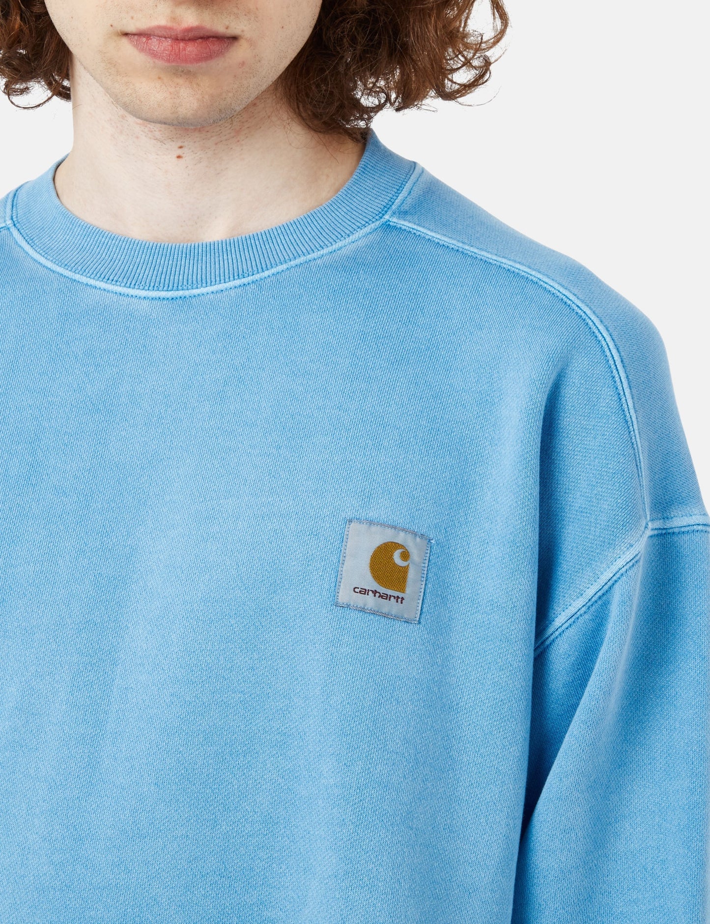Sweat-shirt Nelson - Bleu piscine