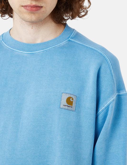 Sweat-shirt Nelson - Bleu piscine