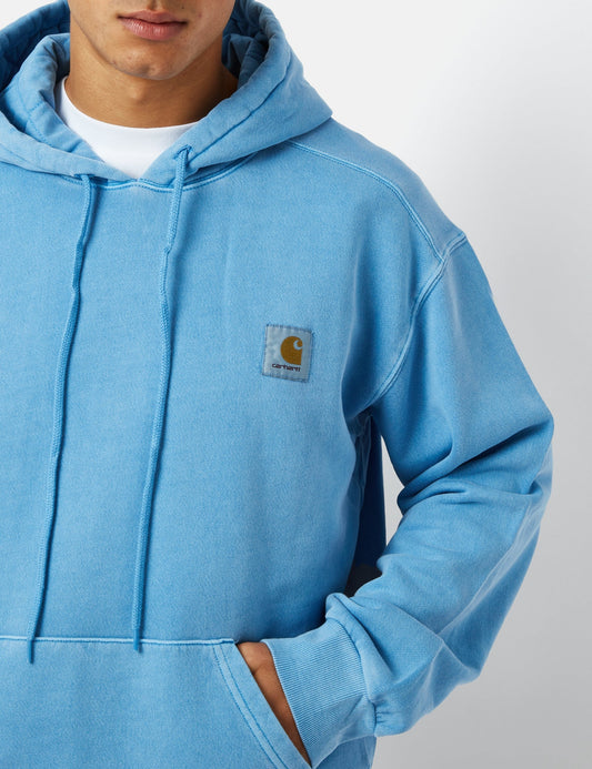 Sweat à capuche Nelson - Bleu piscine