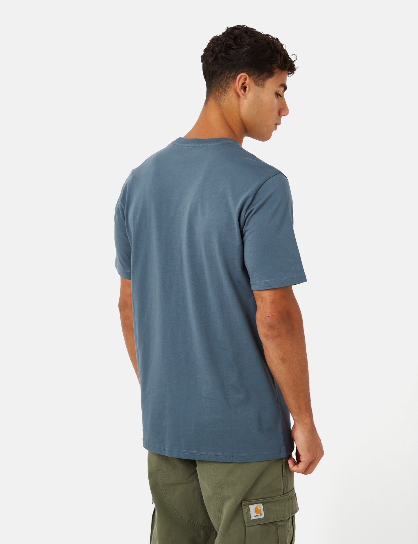 Taschen-T-Shirt (Regular) – Storm Blue