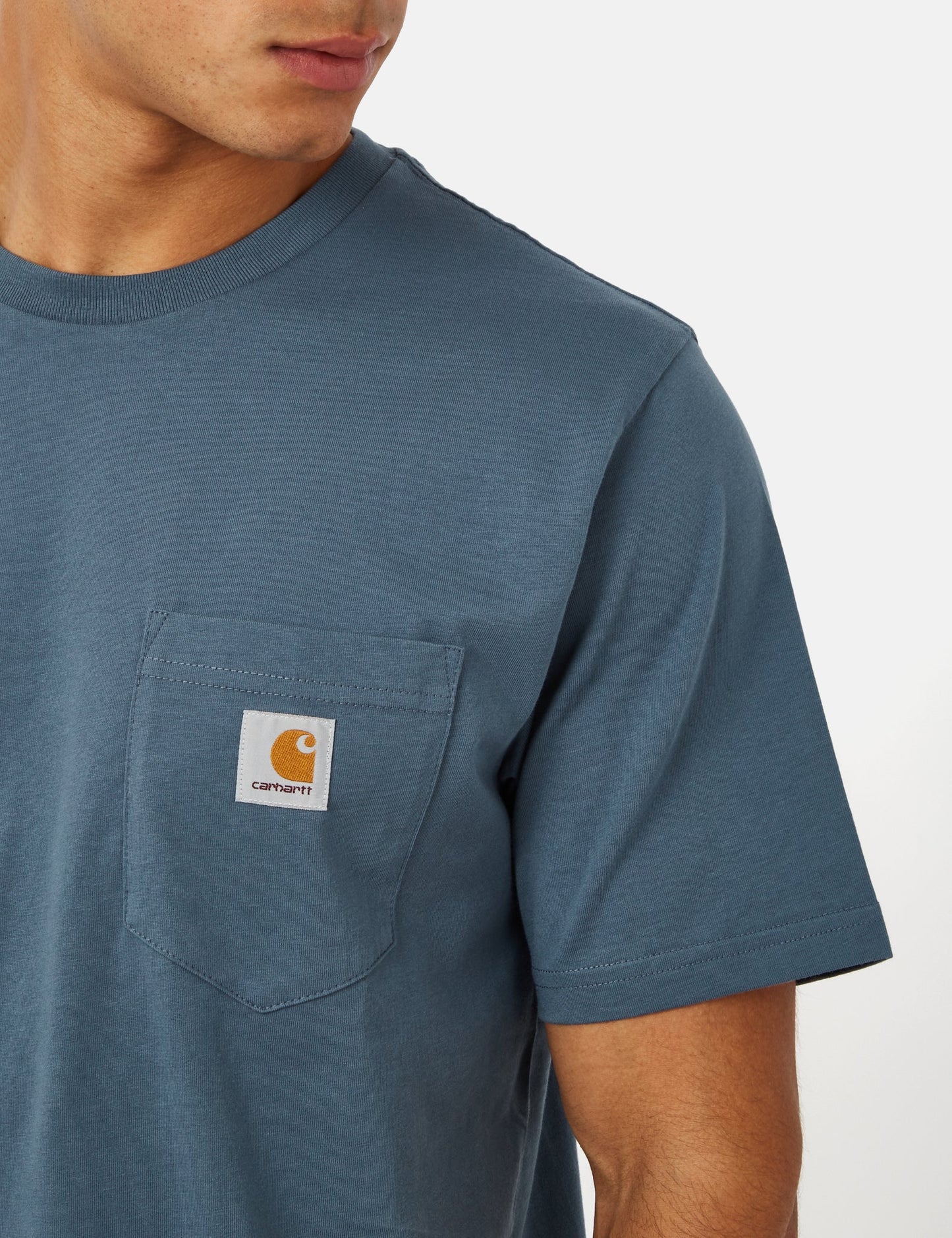 Taschen-T-Shirt (Regular) – Storm Blue