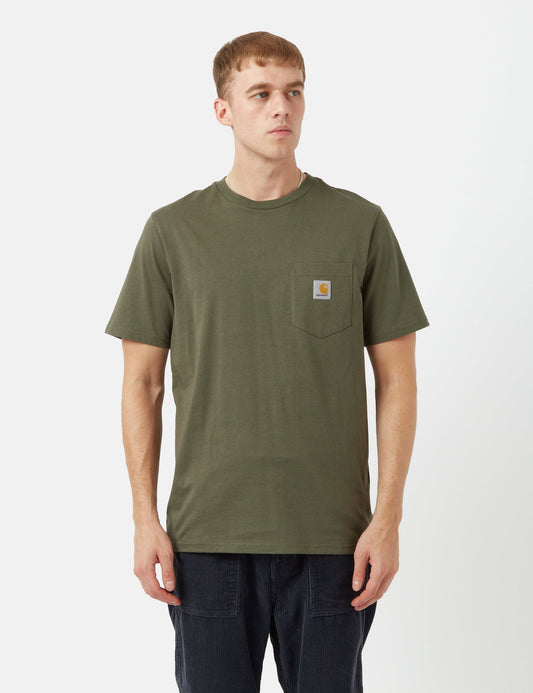 T-shirt à poche - Vert algue