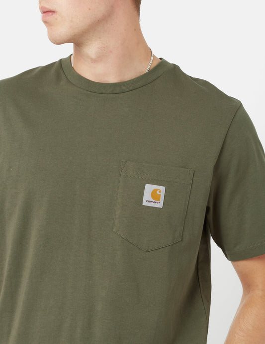 T-shirt à poche - Vert algue