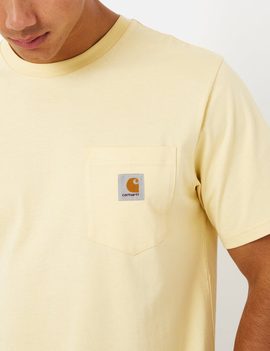 T-Shirt à Poche (Standard) - Jaune Citron