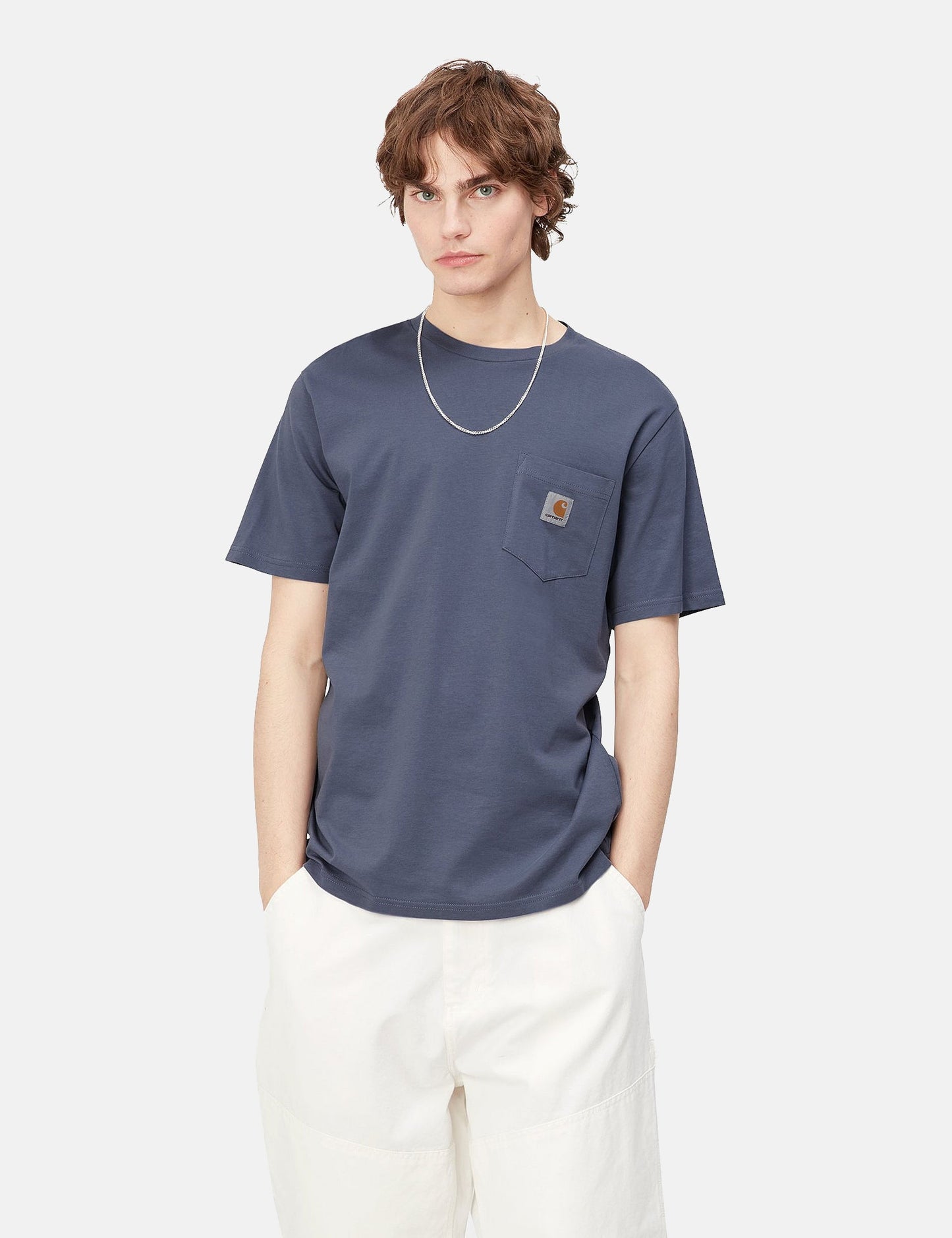 Taschen-T-Shirt (Regular) – Storm Blue