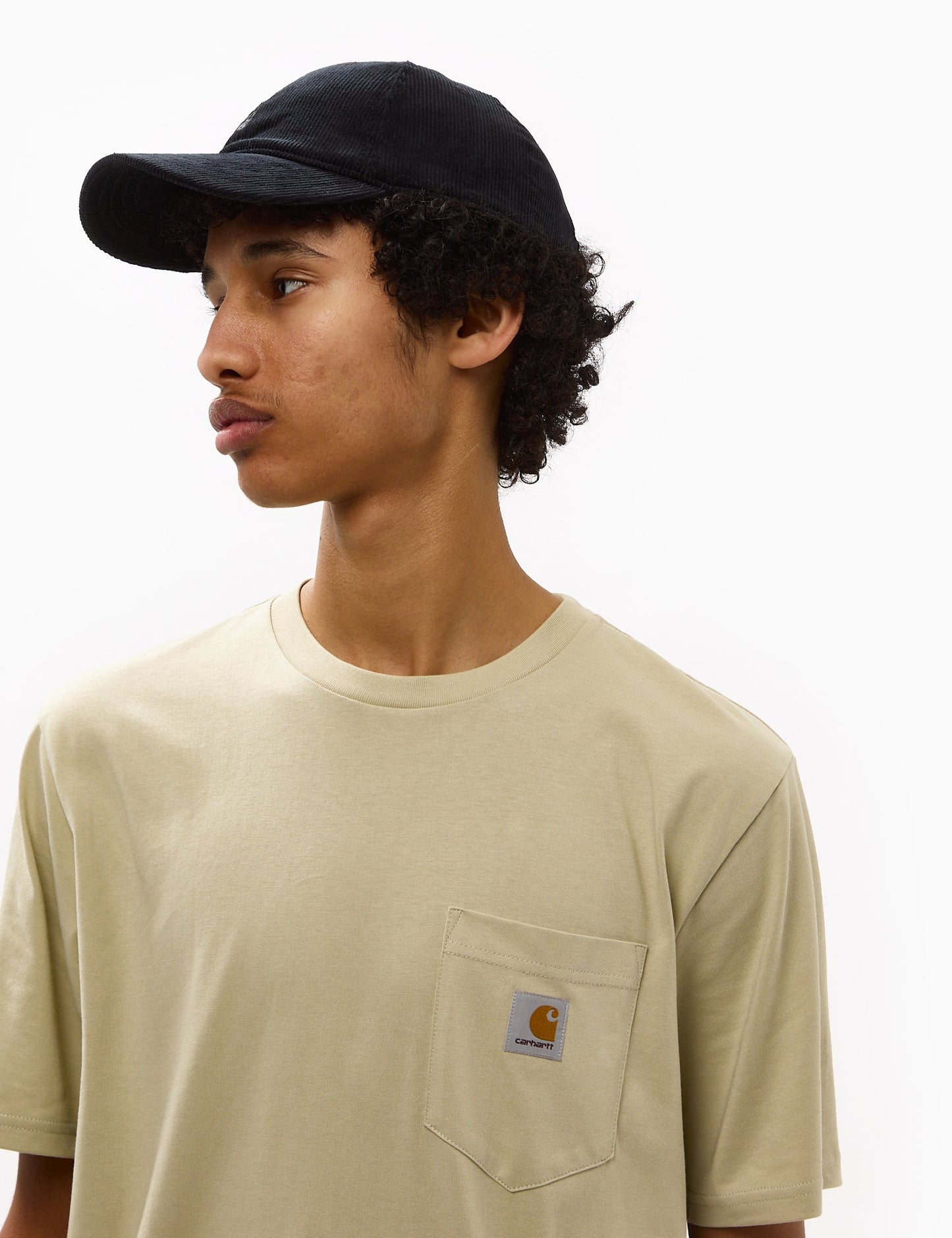 Taschen-T-Shirt (Regular) - Beryll