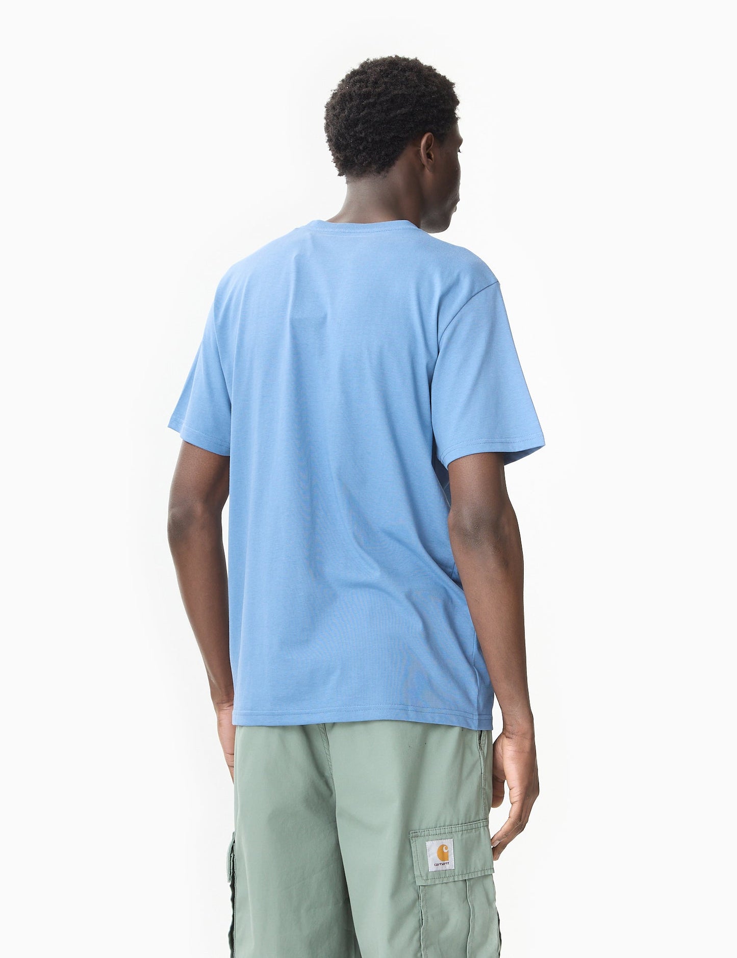 T-shirt à poche (Standard) - Bleu Sorrent