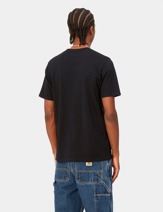 T-shirt à poche - Noir