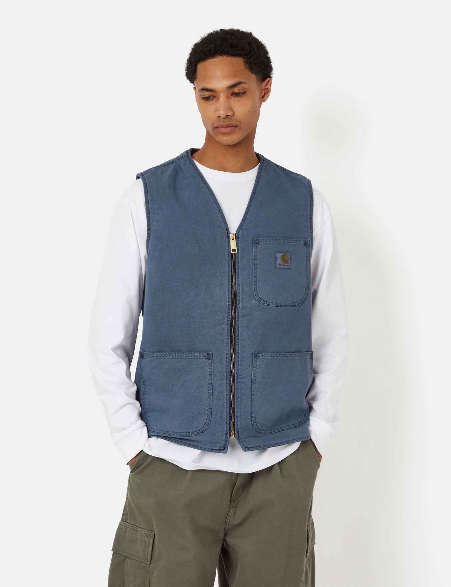 Gilet Arbor - Toile vieillie marron bourbon