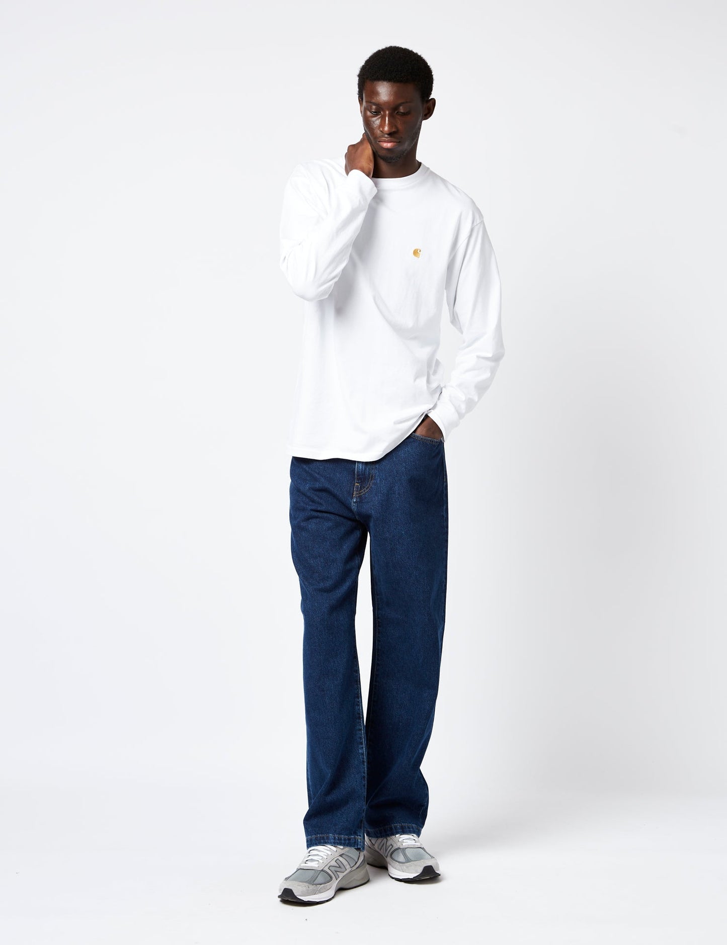 Landon Hose (Loose Tapered) - Blue Stone Washed
