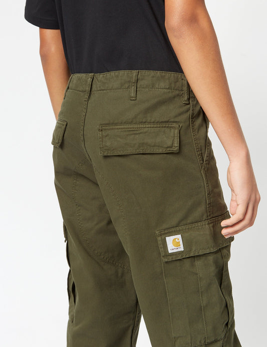 Pantalon cargo classique (sergé de coton Moraga) - Vert Végétal