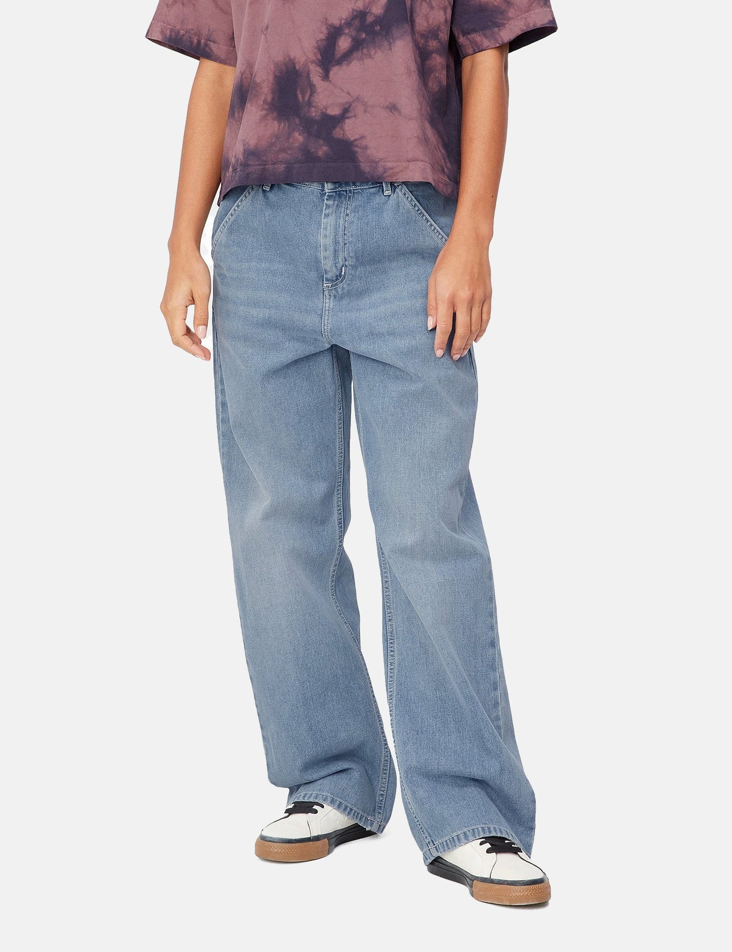 Pantalon Simple Femme (ample) - Bleu délavé clair
