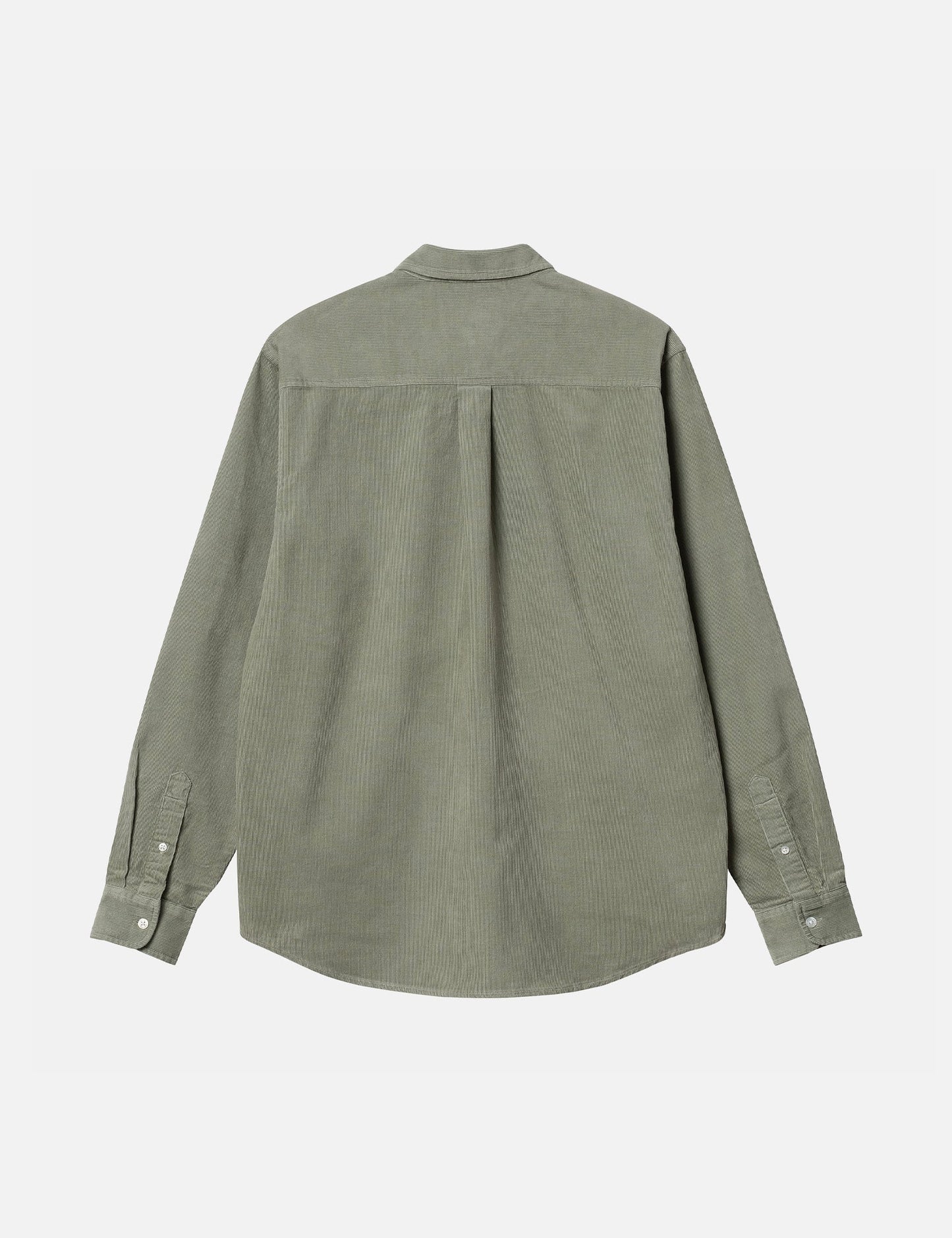 Chemise Madison (Fine Corde) - Vert Yucca/Blanc