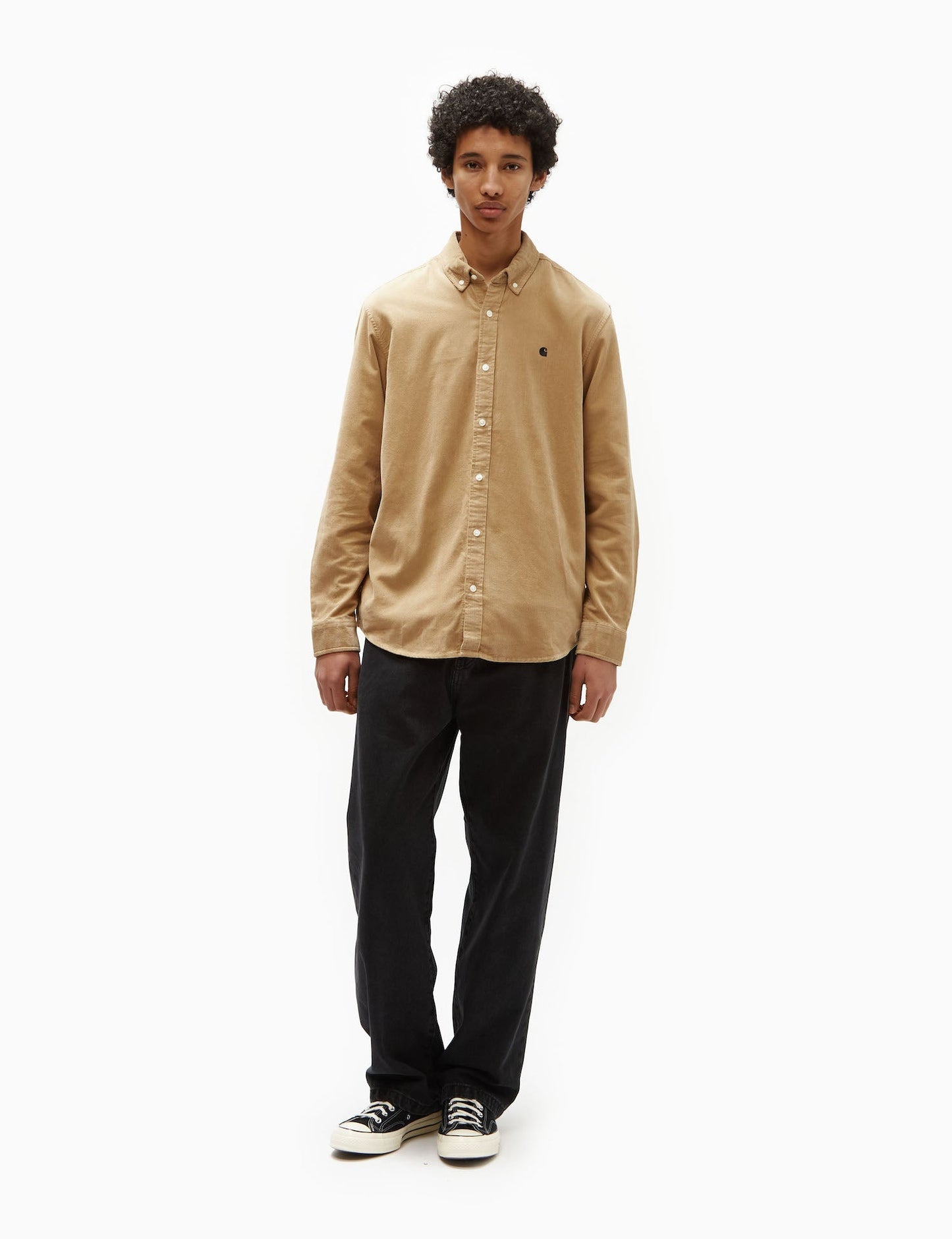 Madison Feincordhemd (Regular) – Sable Khaki