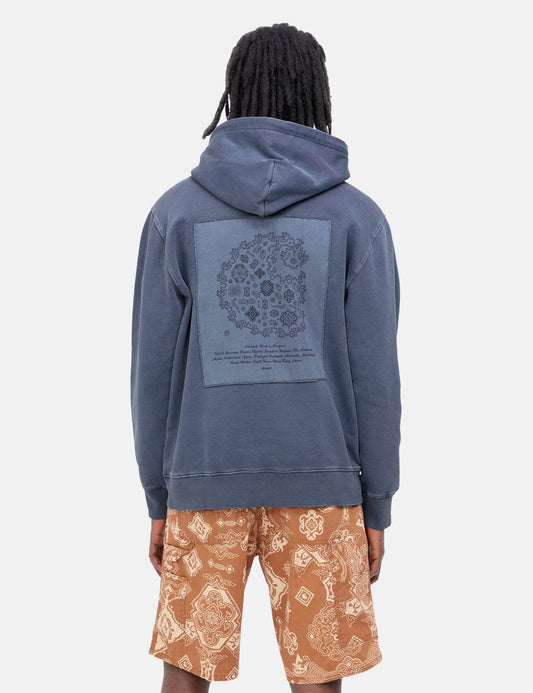 Sweat à capuche Verse Patch - Bleu Enzian