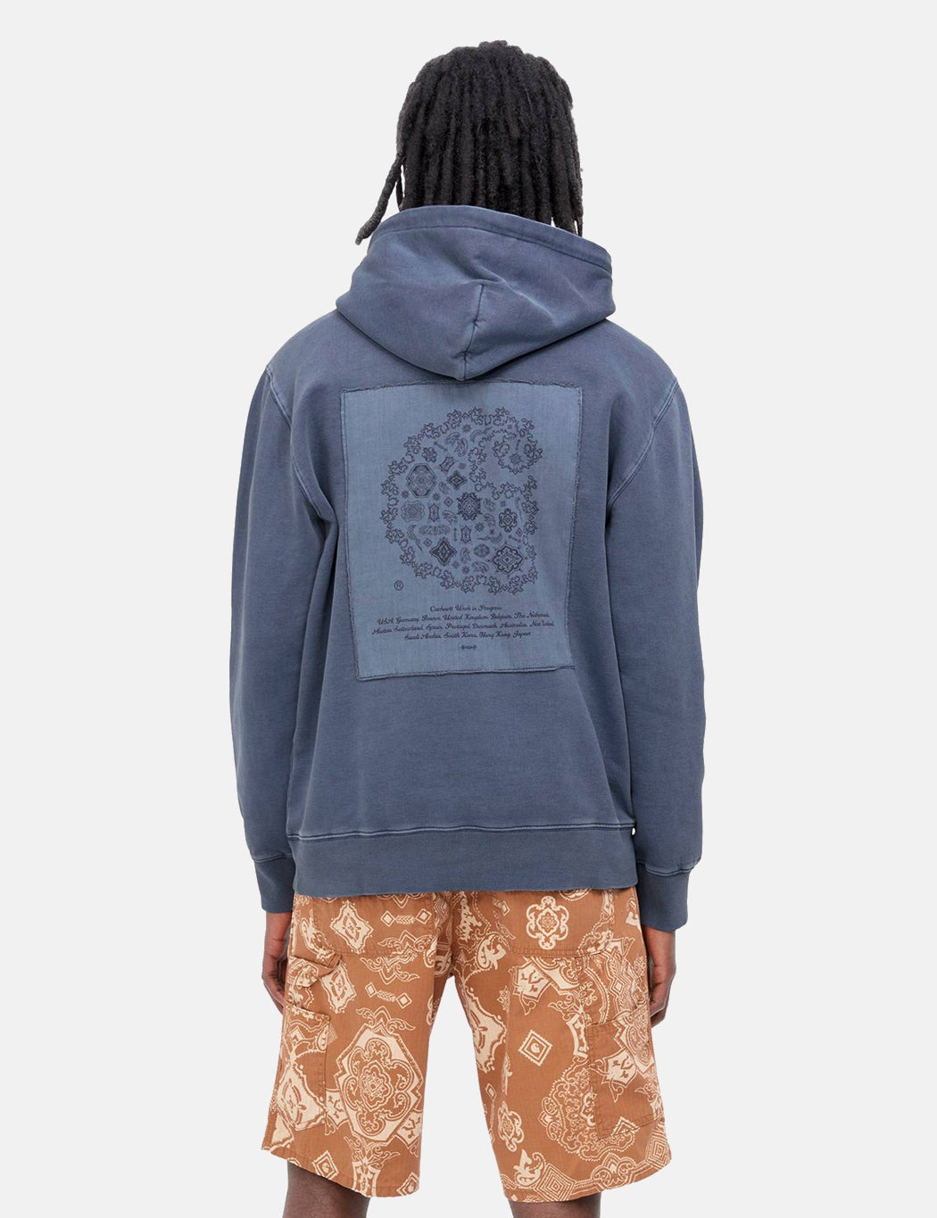 Sweat à capuche Verse Patch - Gris Vulcan