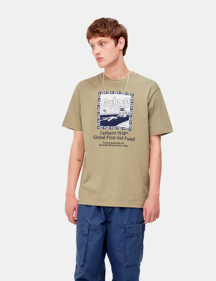 Dampfwalzen-T-Shirt – Weiß