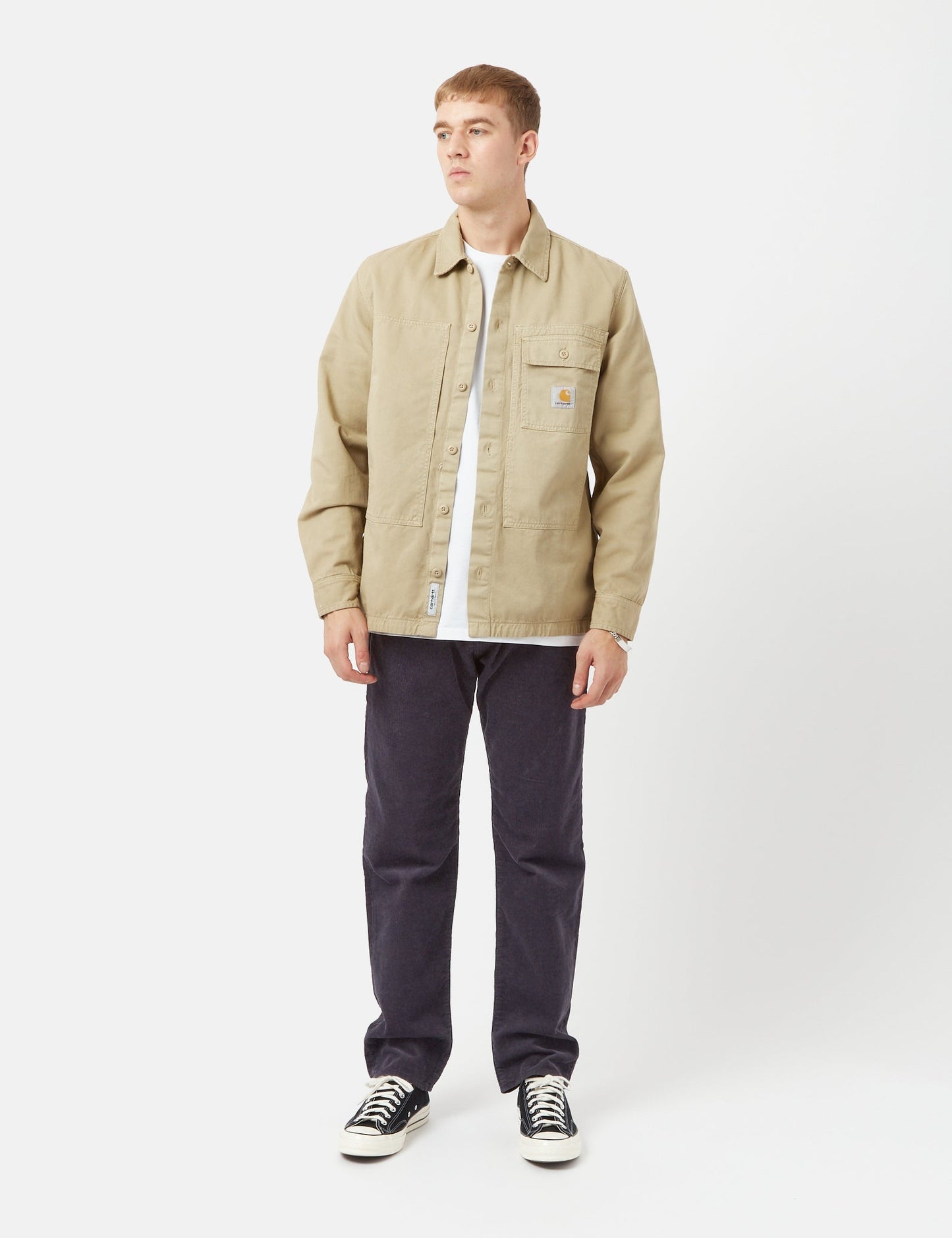 Charter Langarmhemd – Ammonite Brown