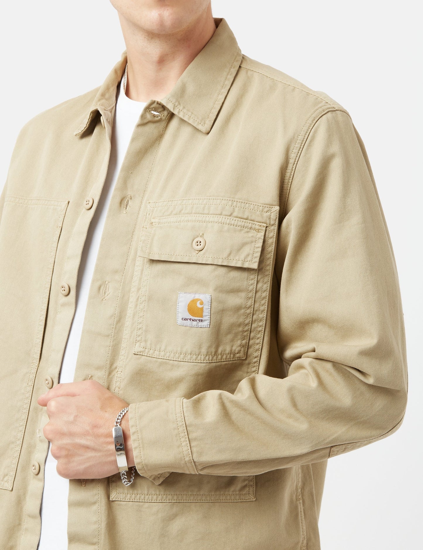 Charter Langarmhemd – Ammonite Brown