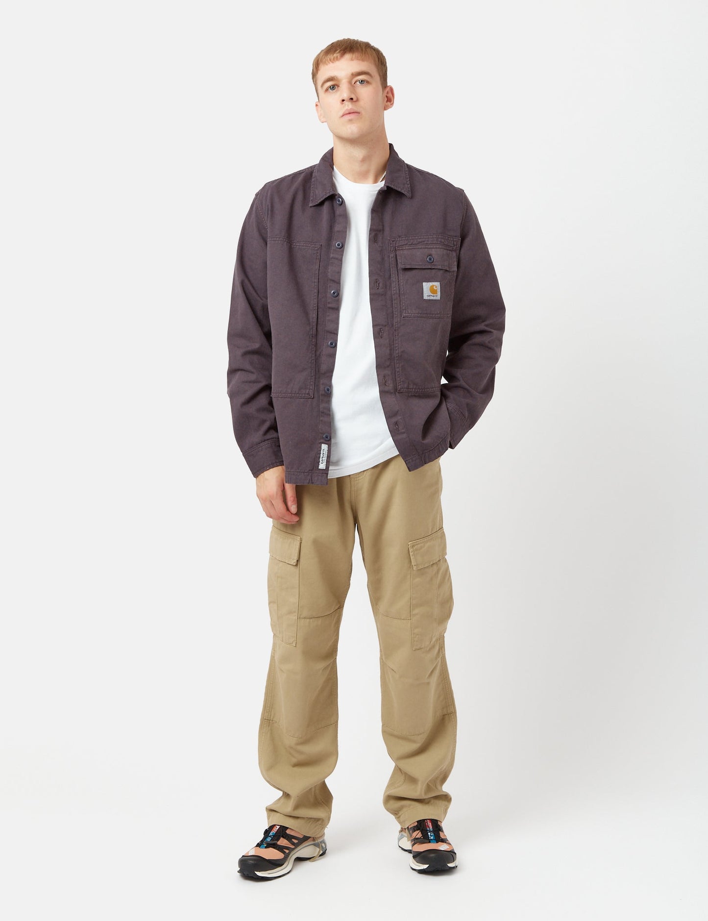 Charter Langarmhemd – Artichoke Purple