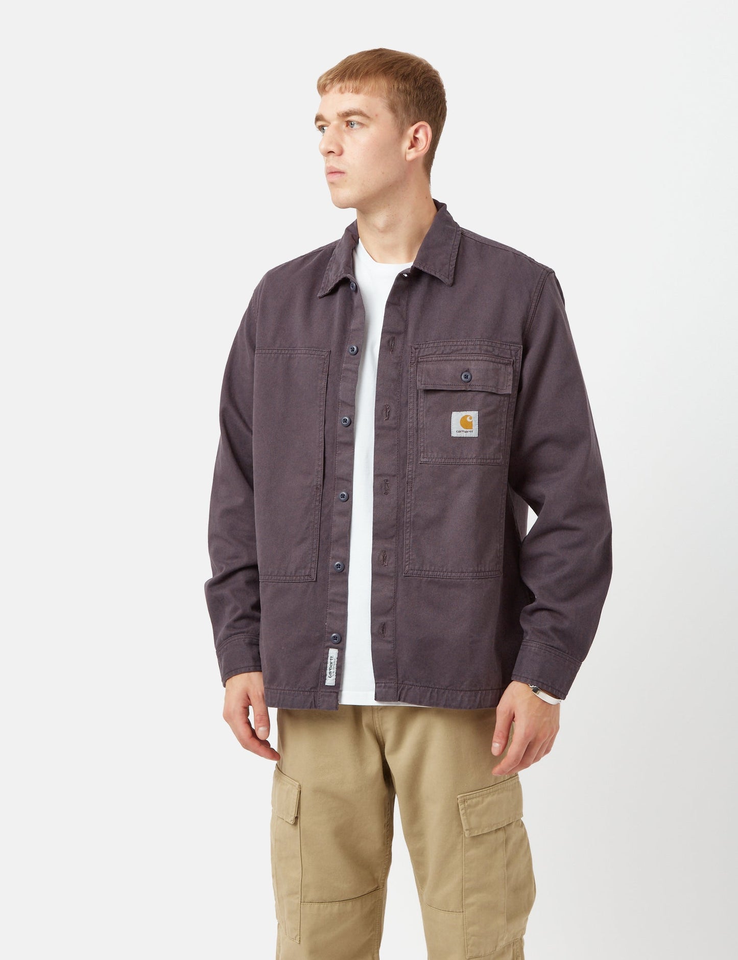 Charter Langarmhemd – Jasper Camel