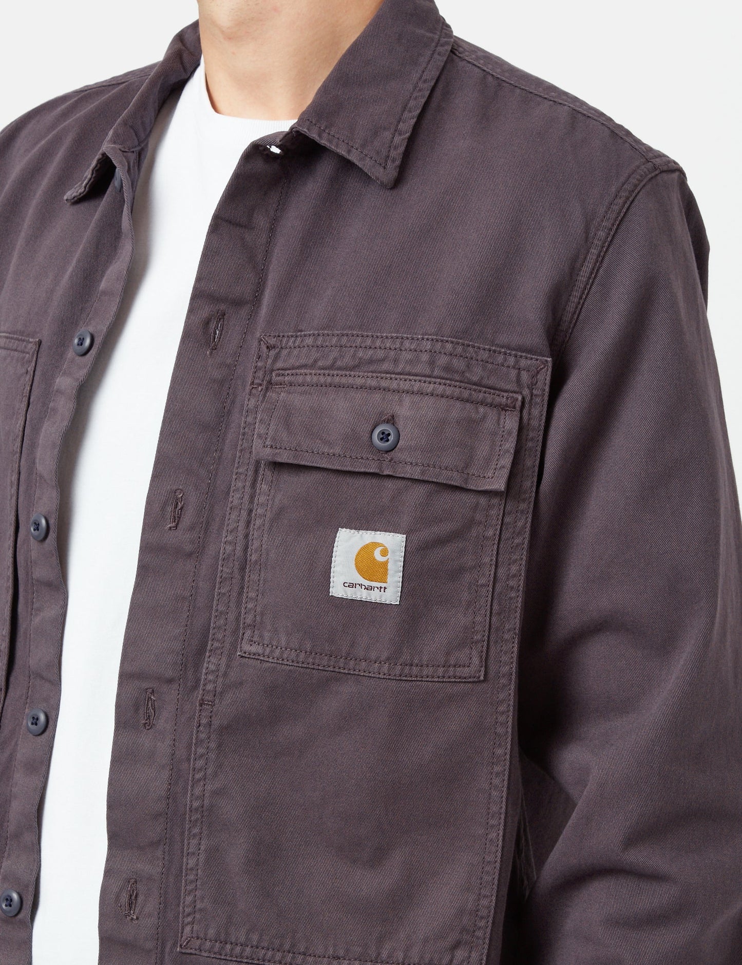 Charter Langarmhemd – Artichoke Purple