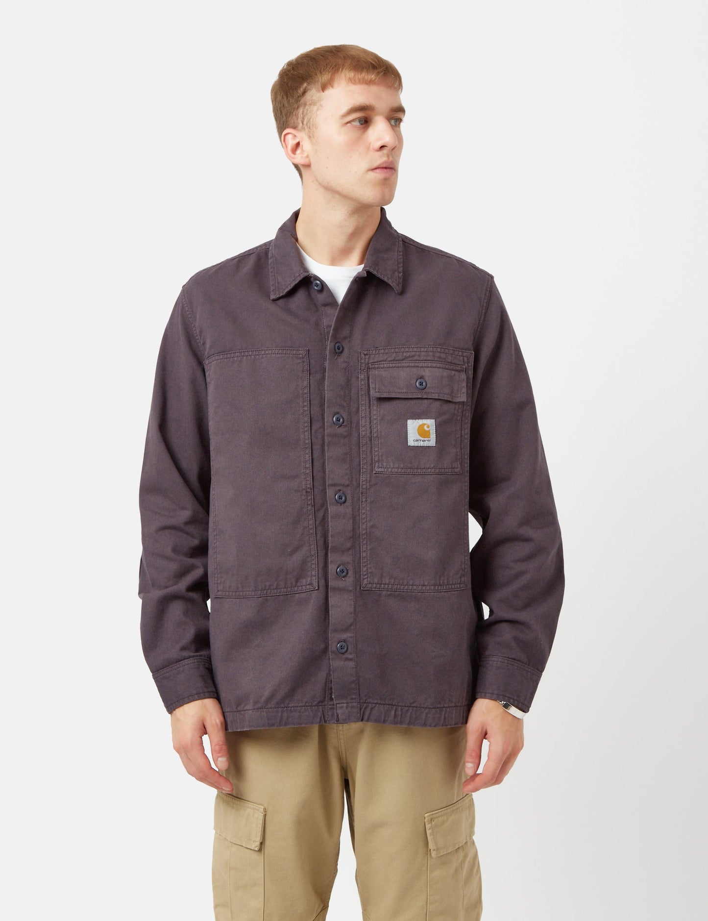 Charter Langarmhemd – Artichoke Purple