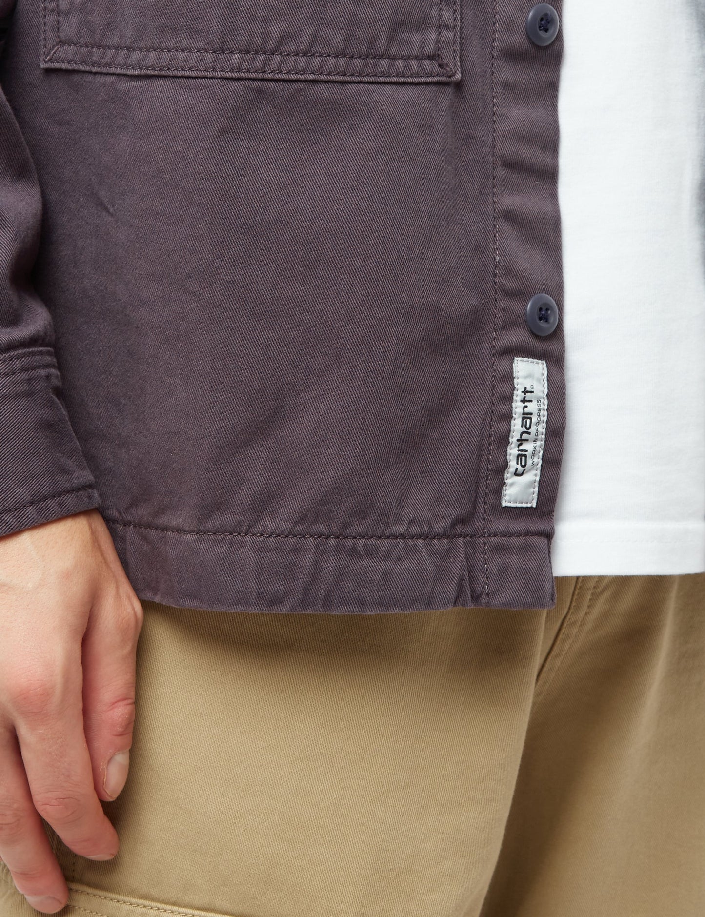 Charter Langarmhemd – Artichoke Purple