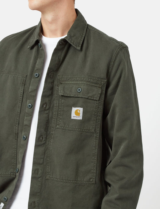 Chemise à manches longues Charter - Vert buis