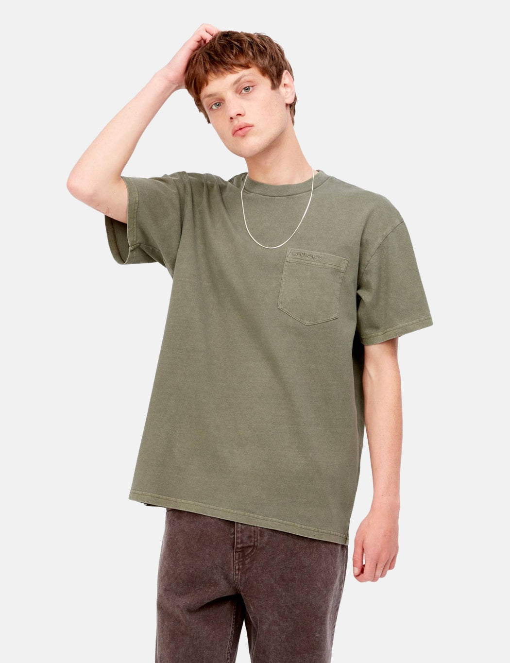 Duster Pocket T-Shirt – Seaweed Green