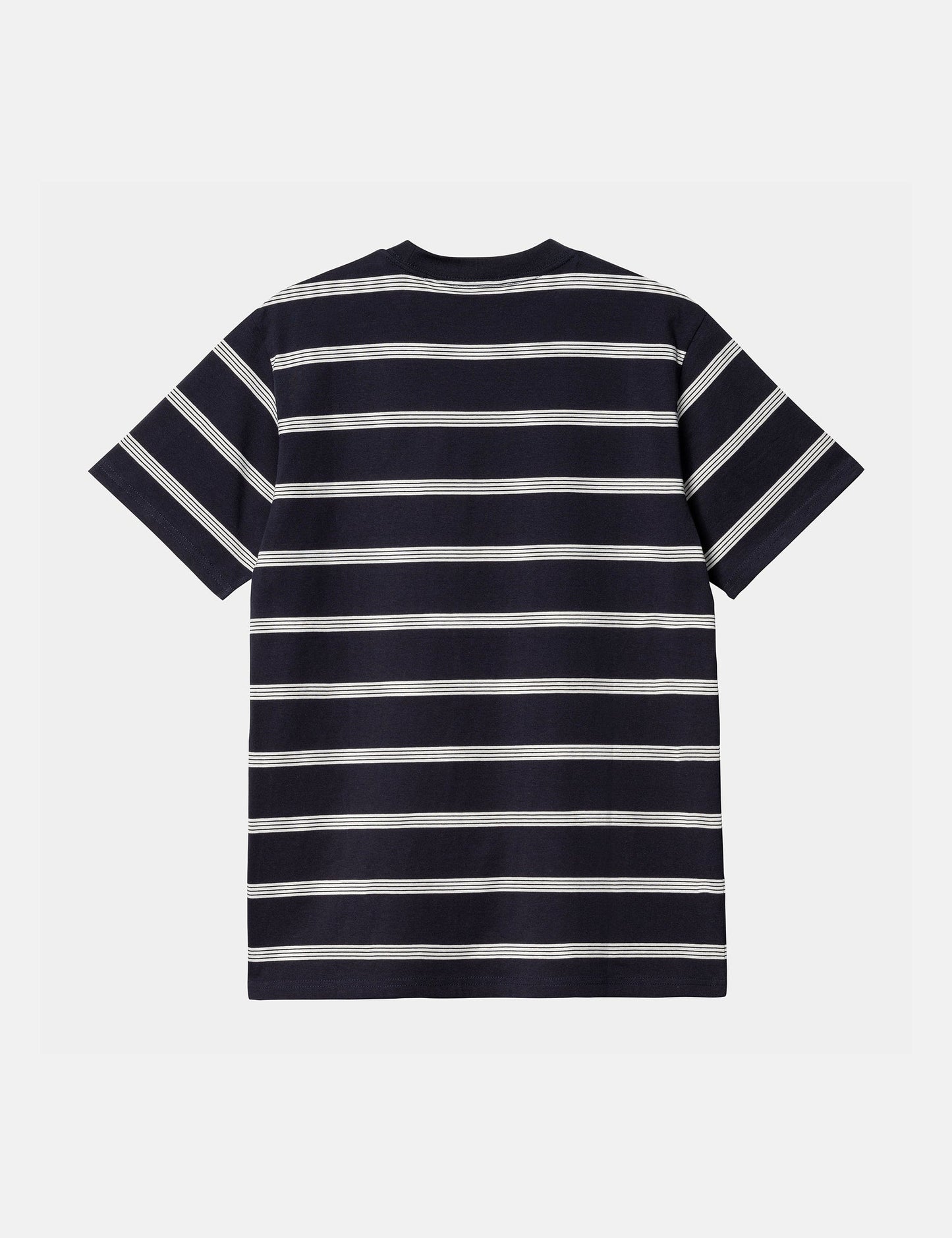 Glover Streifen-T-Shirt – Dunkelblau/Wachs/Wachs