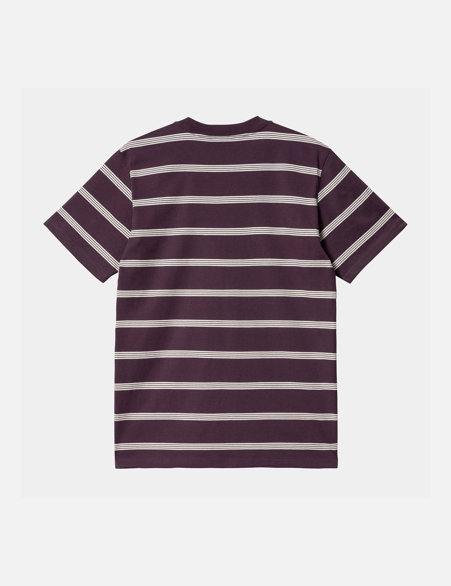 Glover Streifen T-Shirt - Dunkle Pflaume/Wax/Wax