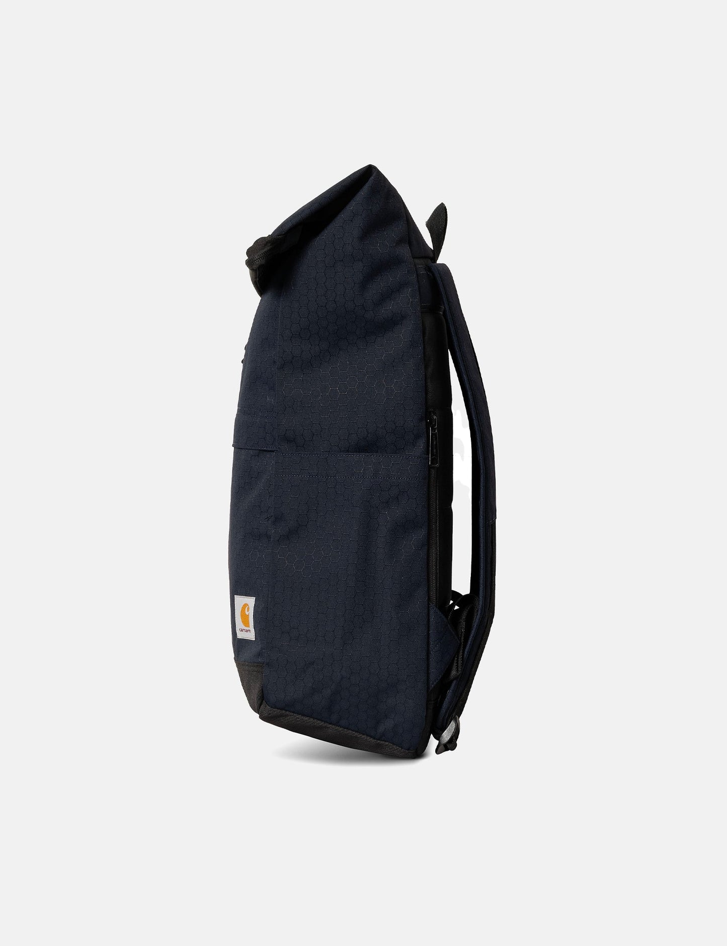 Leon Rolltop Rucksack – Dunkelmarineblau