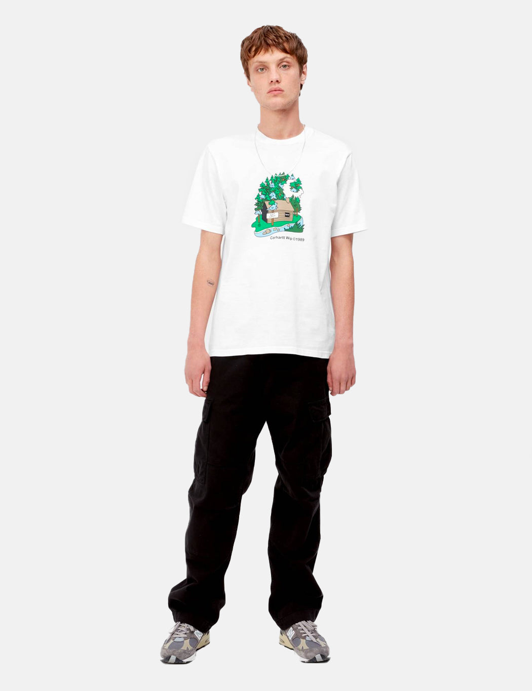 Kabinen-T-Shirt – Weiß