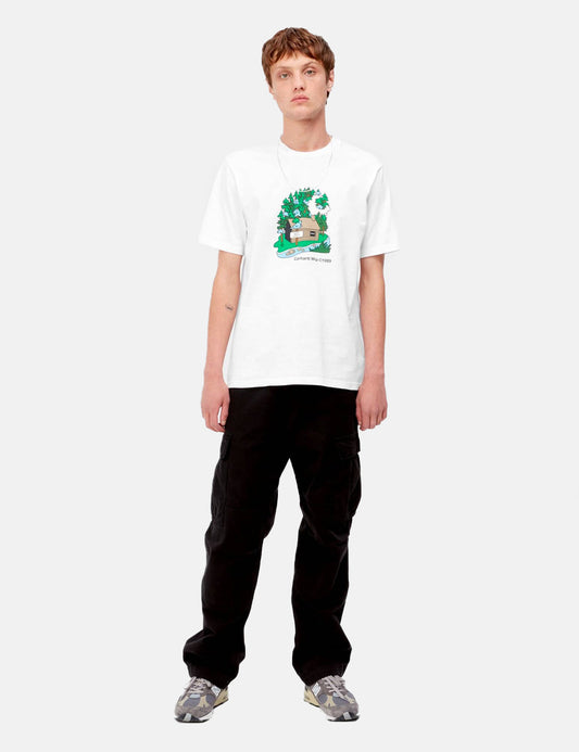 Kabinen-T-Shirt – Weiß