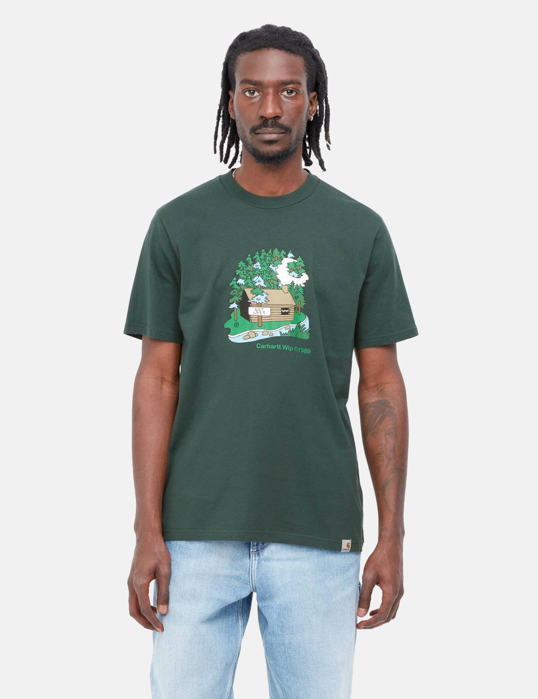 Cabin T-Shirt – Wacholdergrün