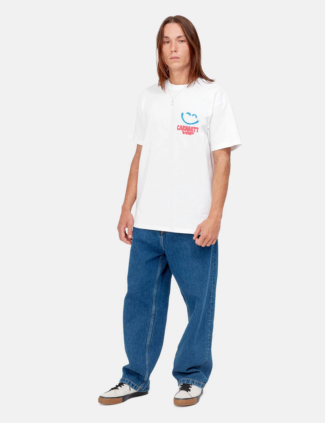 Happy Script T-Shirt - Weiß