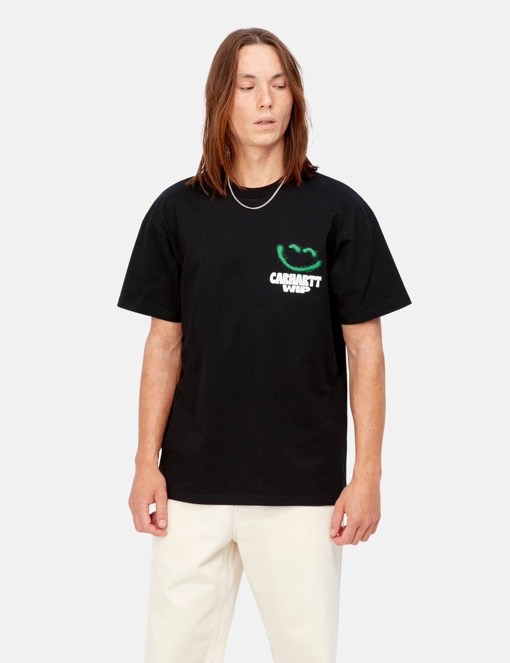 Happy Script T-Shirt - Weiß