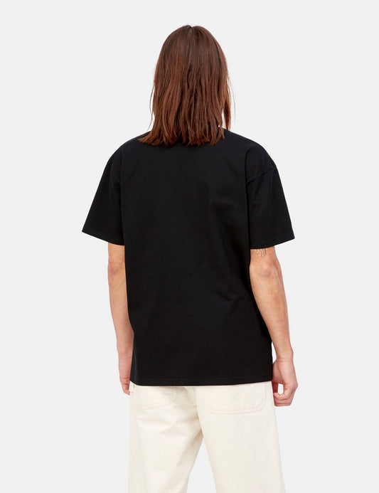 T-shirt Happy Script - Noir